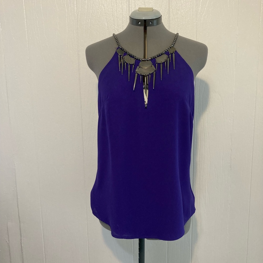 🔥 2B bebe purple detailed top size S.